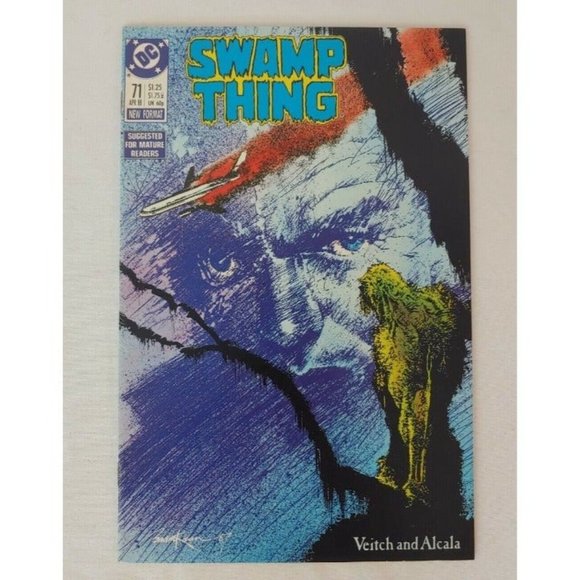 DC Comics Swamp Thing Issues #70 and #71, 1988 New Format By Rick Veitch - Picture 5 of 10